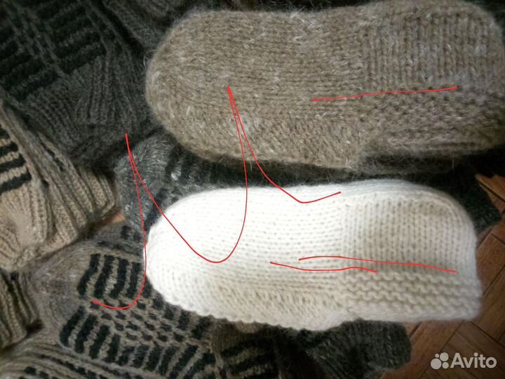 Вязанные носки