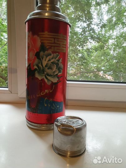 Термос китайский времен СССР, колба нему