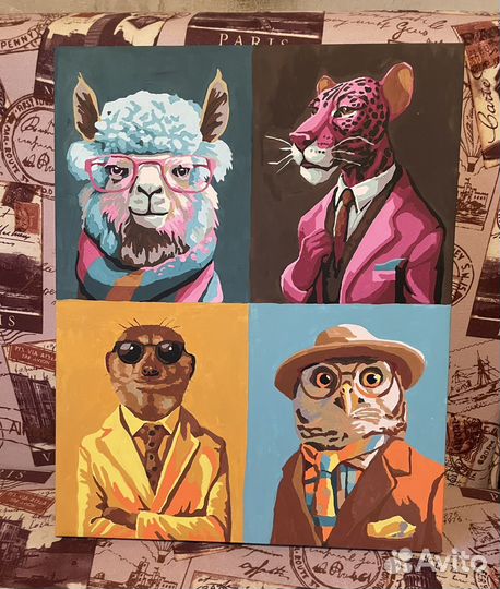 Интерьерная картина ручная работа