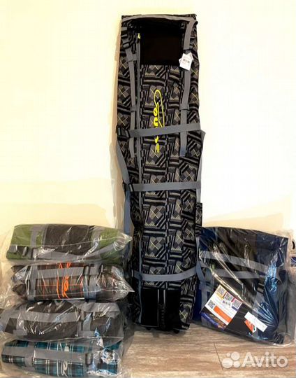 Чехол кофр для кайта лыж вейкборда, на колёсах РФ