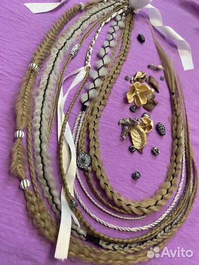 Афрорезинки, аврохвост, детские резинки