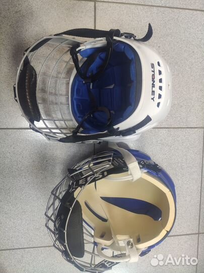 Новый хоккейный шлем (каска) с маской решеткой