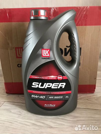 Моторное масло lukoil super 10w-40