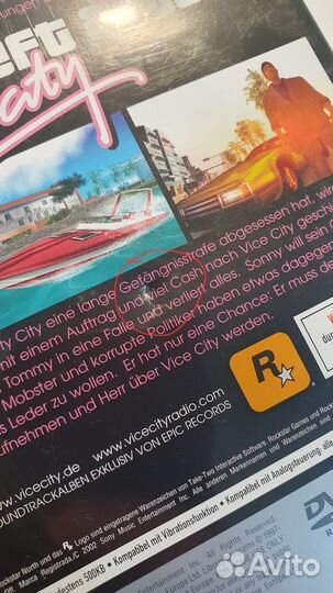 PS2. GTA Vice City. Лицензия