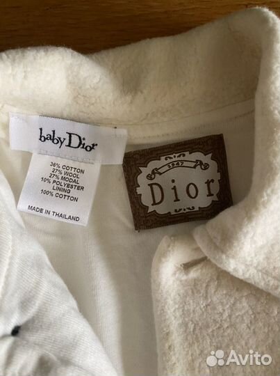 Куртка полупальто детская dior оригинал