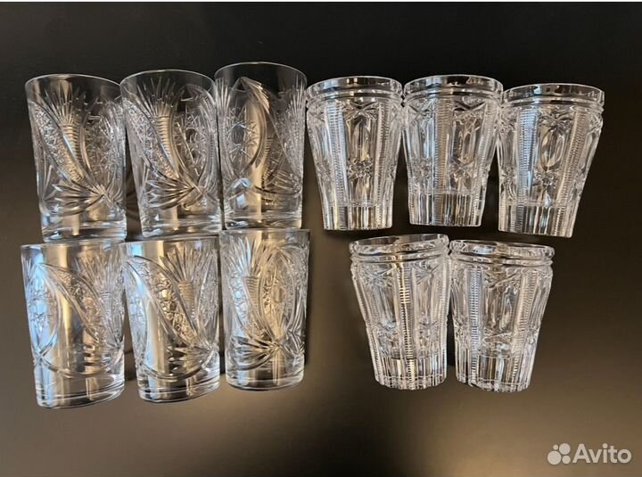 Стаканы хрусталь