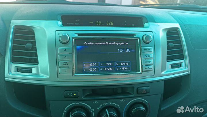 Штатная магнитола Hilux 2012 г