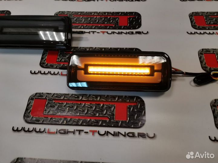 LED надфарники niva 4х4