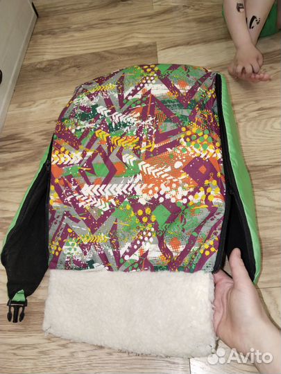 Матрас для санок с чехлом для ног