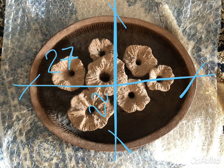 Подсвечник глиняный