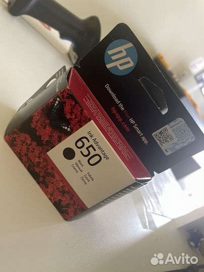Картридж hp 650 черный
