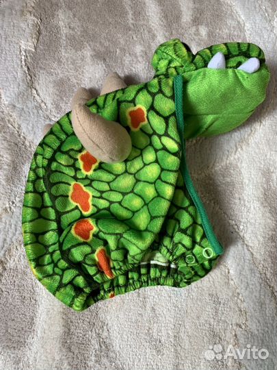 Новогодний костюм для мальчика дракон 80 86