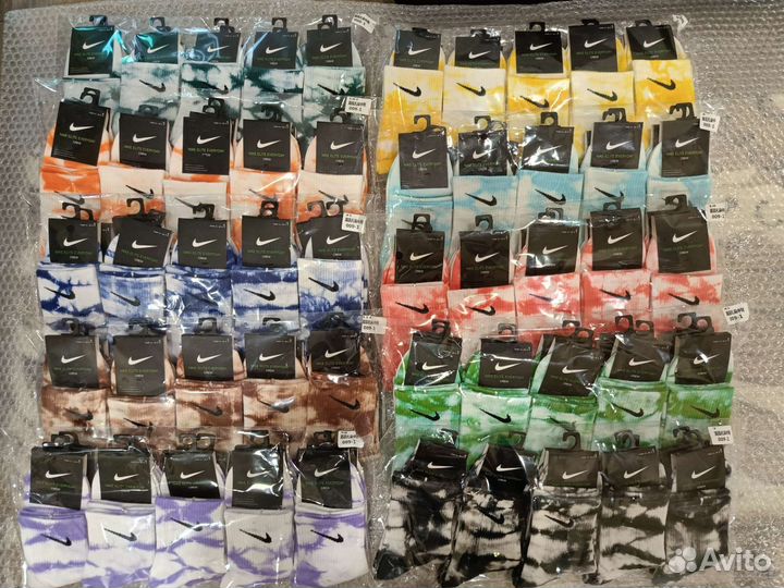 Носки nike тай дай