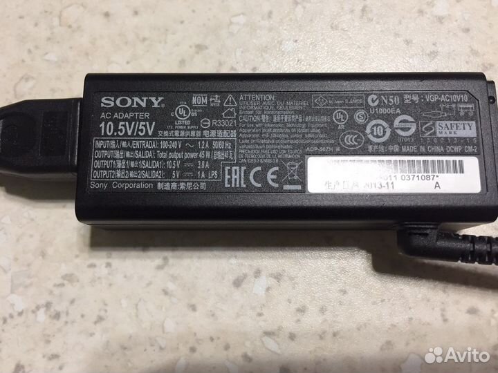 Блок питания адаптер оригинал sony