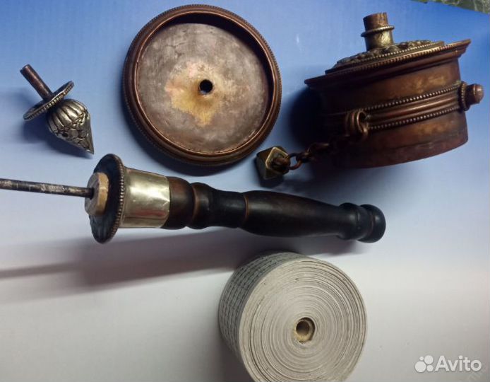 Барабан Буддизм мантры кость молитвенный лама