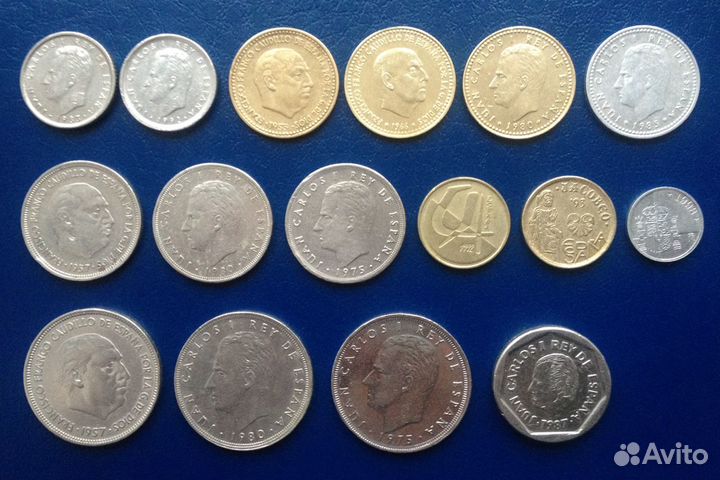 Монеты испании