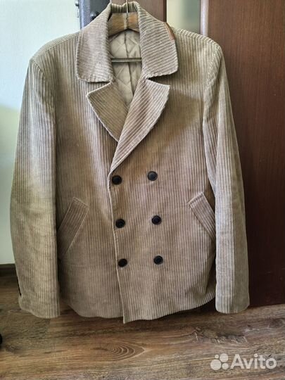 Пиджак мужской вельветовый утепленный