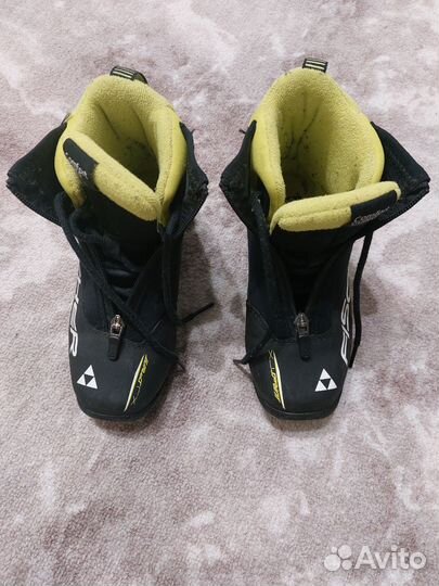 Беговые лыжи fischer с ботинками