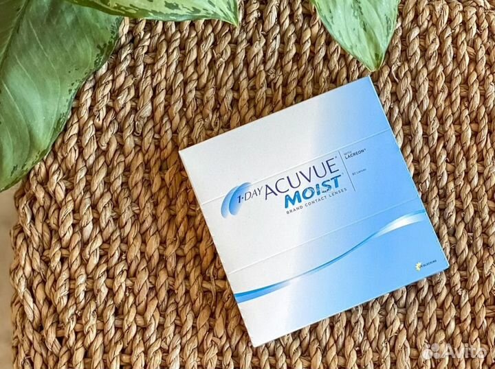 Контактные лины Acuvue Moist 1 day все диоптрии