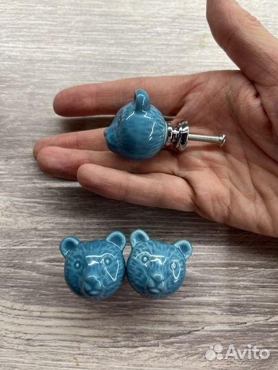 Мебельные ручки керамика