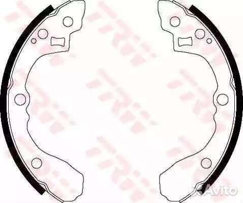 Колодки барабанные kio rio 00 к-т