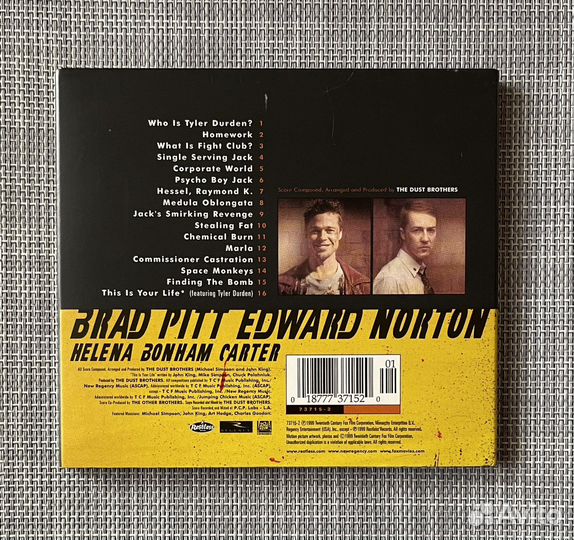 OST “Fight Club” CD USA Digipack