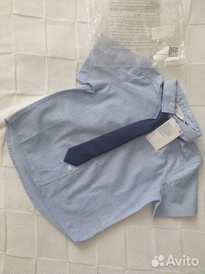 Новая рубашка с галстуком hm