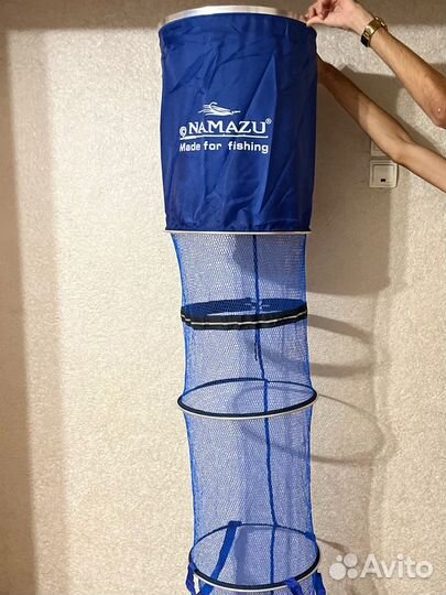 Рыболовный садок прорезиненный 2м