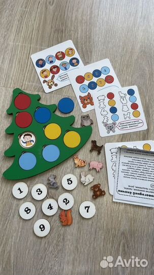 Развивающие деревянные игрушки