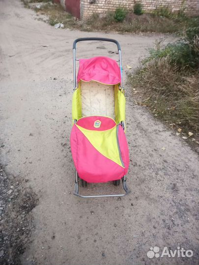 Санки-коляска Nika 