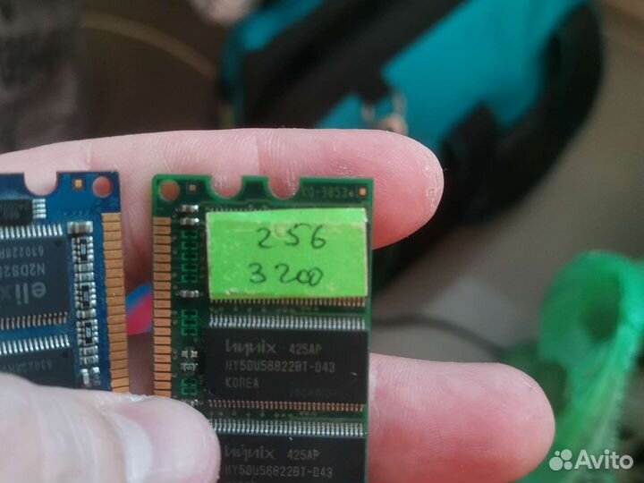 Оперативная память DDR-400MHz PC3200 256 и 512 мб