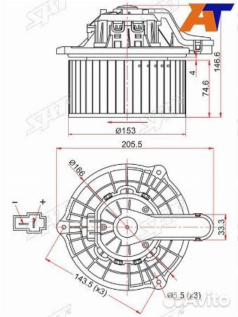 Мотор отопилеля салона, мотор печки hyundai sonata