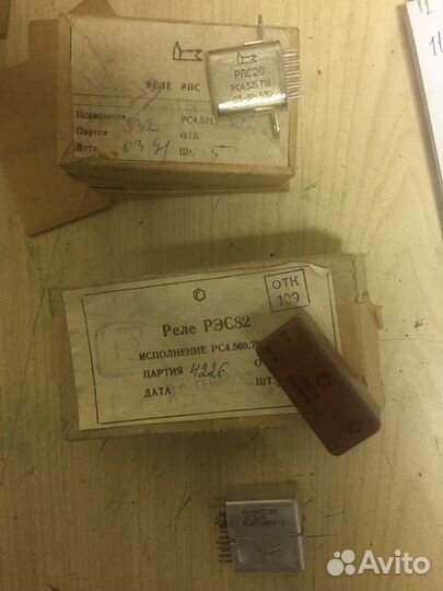 Реле, транзисторы, тиристоры, диоды