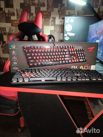 Клавиатура ZET gaming Blade Kailh Red