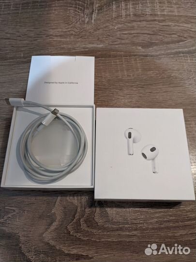 Беспроводные наушники apple airpods 3