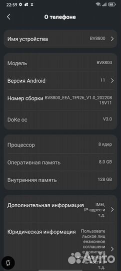 Blackview BV8800, 8/128 ГБ