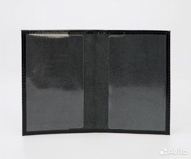 Обложка для паспорта натуральная кожа Россия