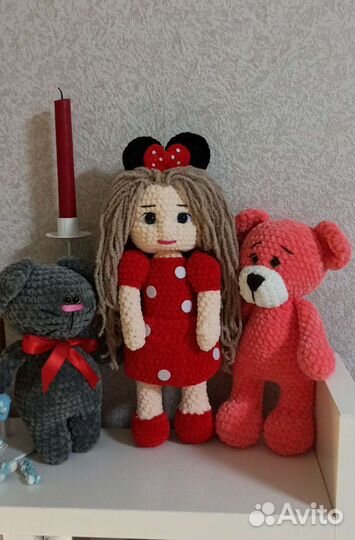 Кукла плюшевая