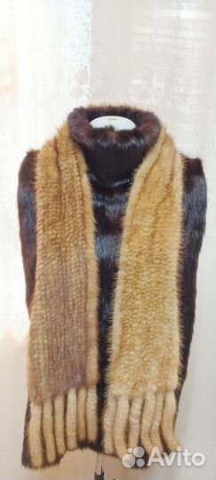 Норковый шарф