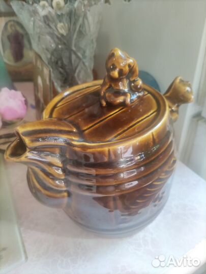 Чайник заварочный из глазированной керамики ccср