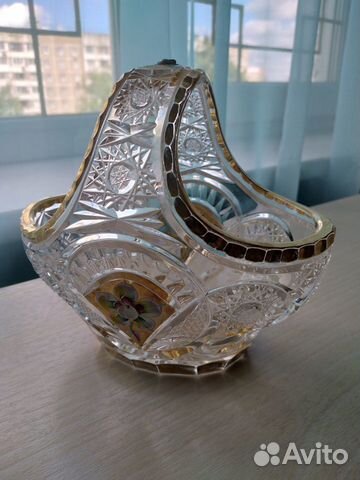 Богемский хрусталь с позолотой