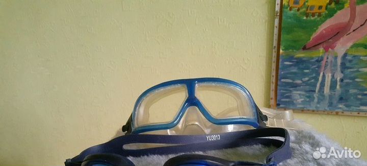 3 шт Шапочки Очки Маска для взрослых