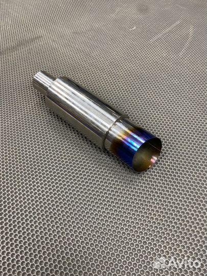 Глушитель прямоточный банка с опалом 60/90мм