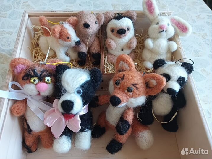 Игрушки из шерсти