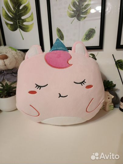 Игрушка-подушка с пледом