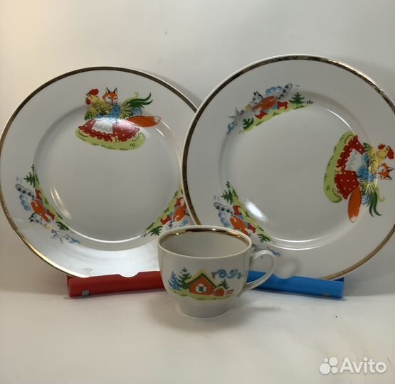 Детская посуда дулево СССР