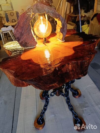 Журнальный столик в стиле лофт