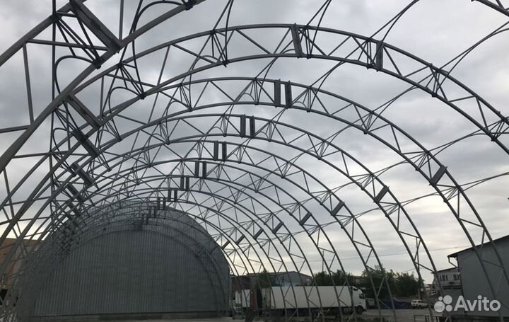 Фермы для ангара,ангар арочный 16Х8Х30