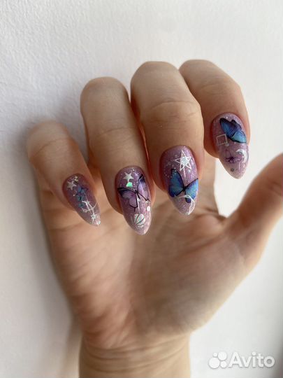 Маникюр, покрытие гель лак. Парнас