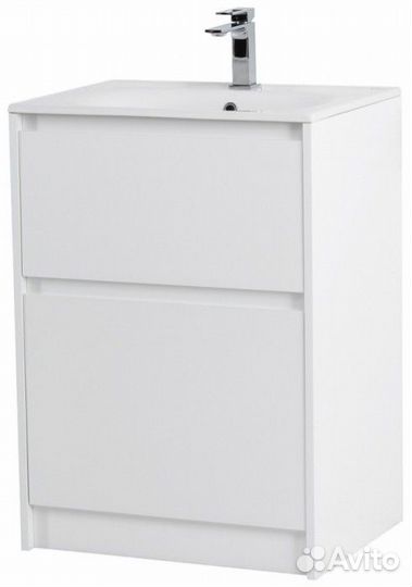 Тумба с раковиной BelBagno Kraft 60-PIA-BB1923-600 Bianco Opaco